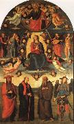 PERUGINO, Pietro The Assumption of the Virgin with Saints oil on canvas